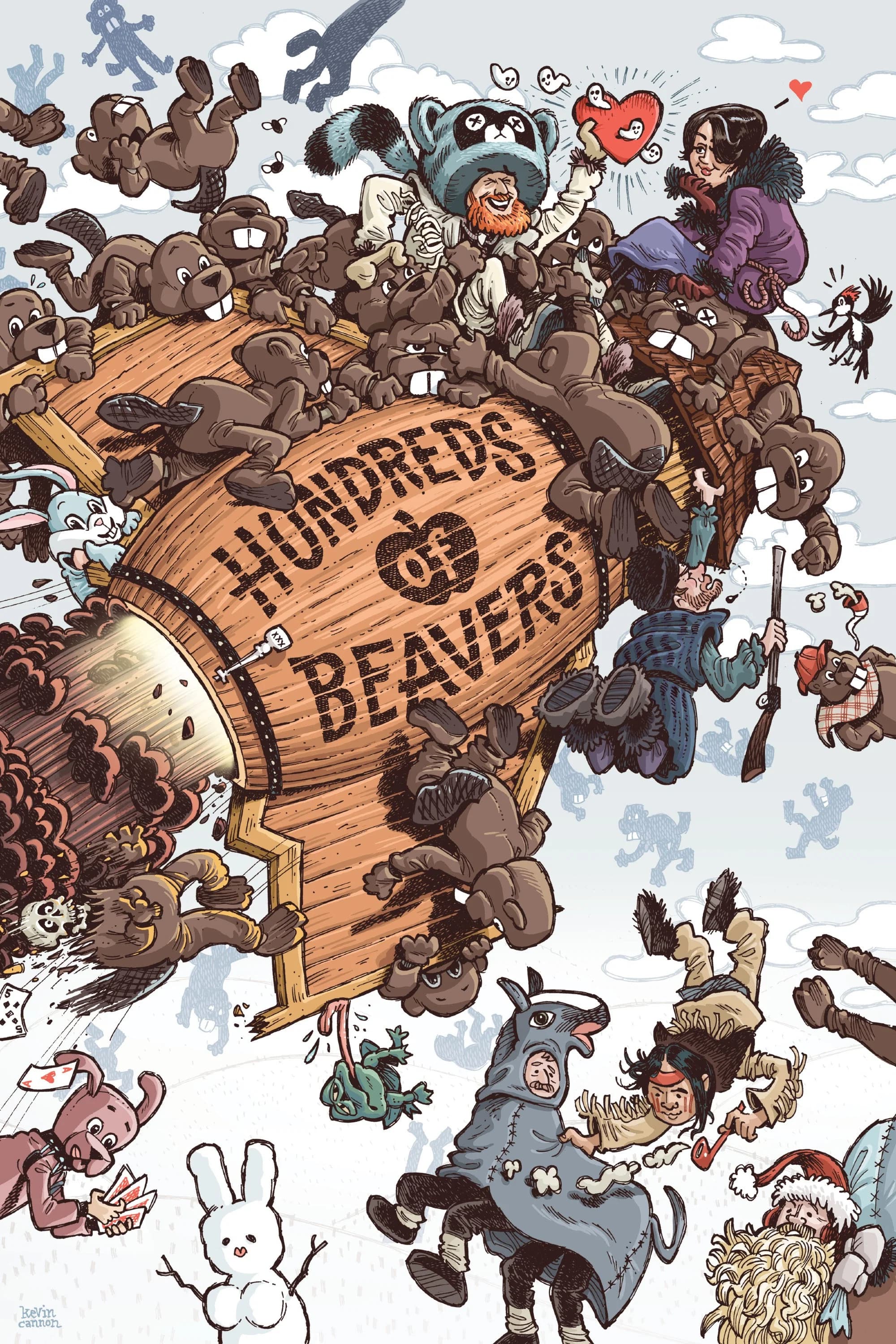 Poster for Hundreds of Beavers
