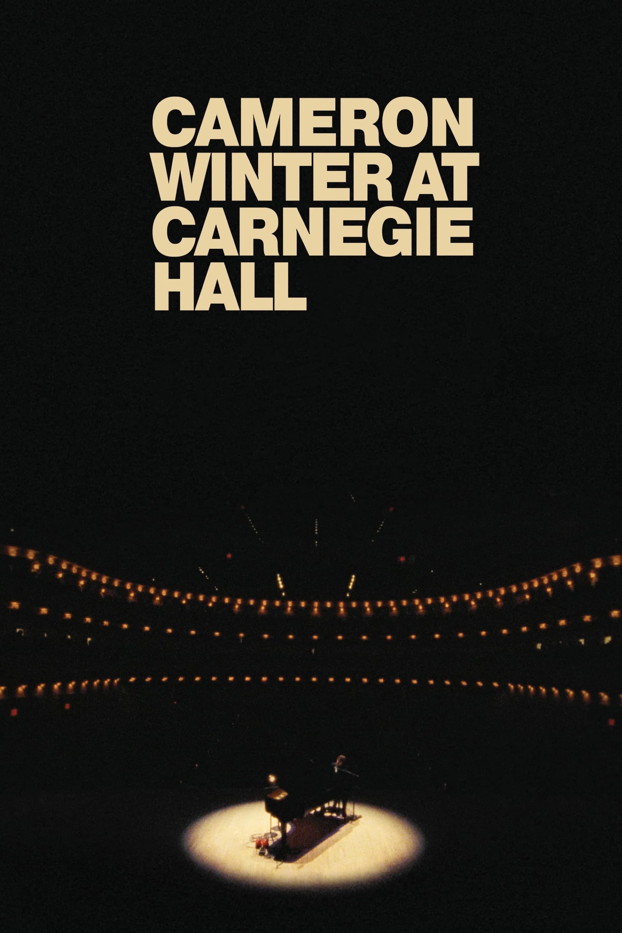 Poster for Cameron Winter at Carnegie Hall